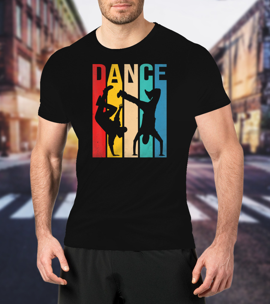 Breakdancing B Boy Dance Colorful T-Shirt