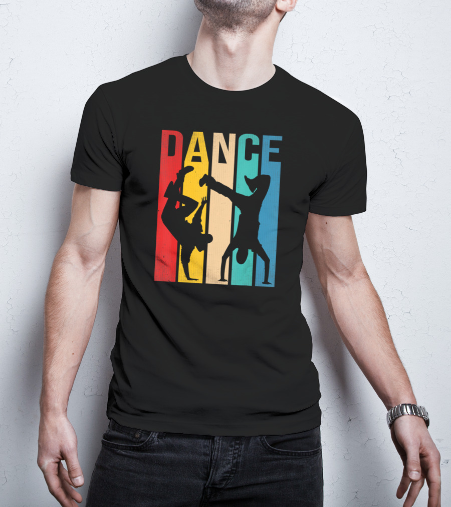Breakdancing B Boy Dance Colorful T-Shirt