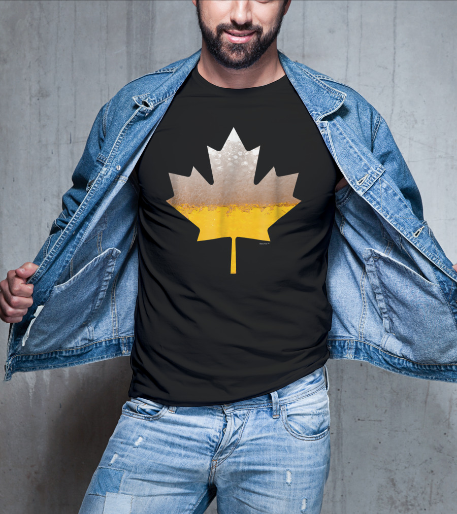 Canada Flag Brewmaster Craft Beer Maple Leaf T-Shirt