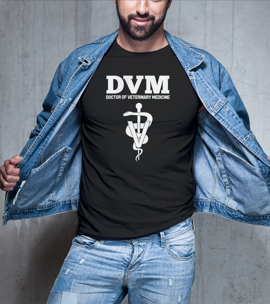 DVM Doctor Of Veterinary Medicine Caduceus T-Shirt