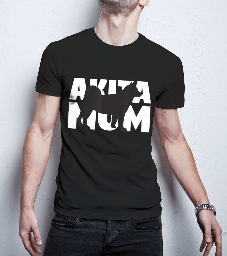 Akita Mom Akita Dog T-Shirt