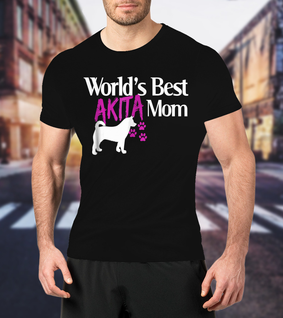 World's Best Akita Mom T-Shirt