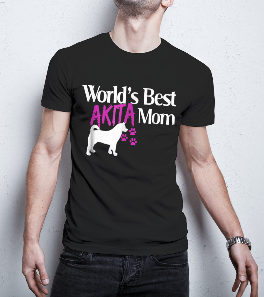 World's Best Akita Mom T-Shirt