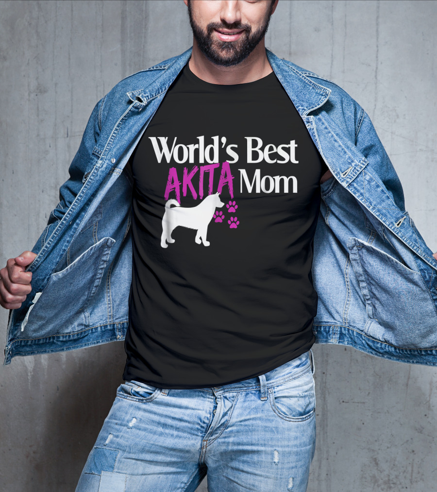 World's Best Akita Mom T-Shirt