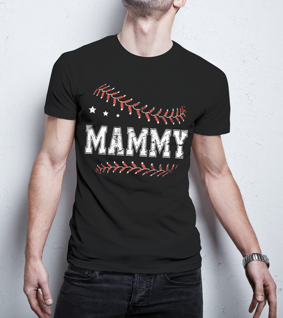 Mammy Baseball Softball Love T-Shirt