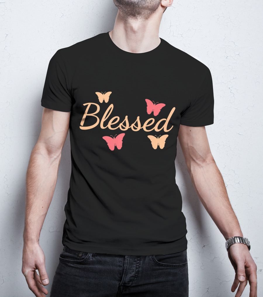 Blessed With Beautiful Butterflies T-Shirt