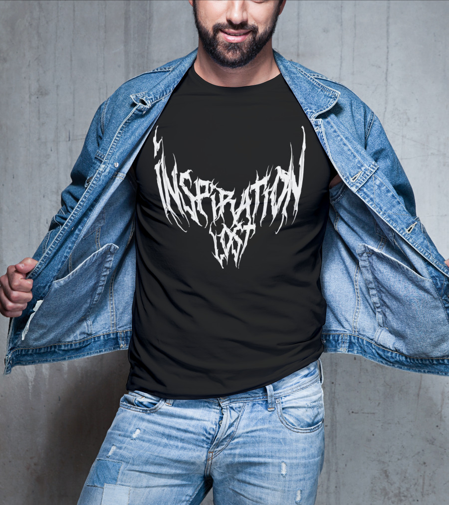 Inspiration Lost Big White Logo Swe T-Shirt