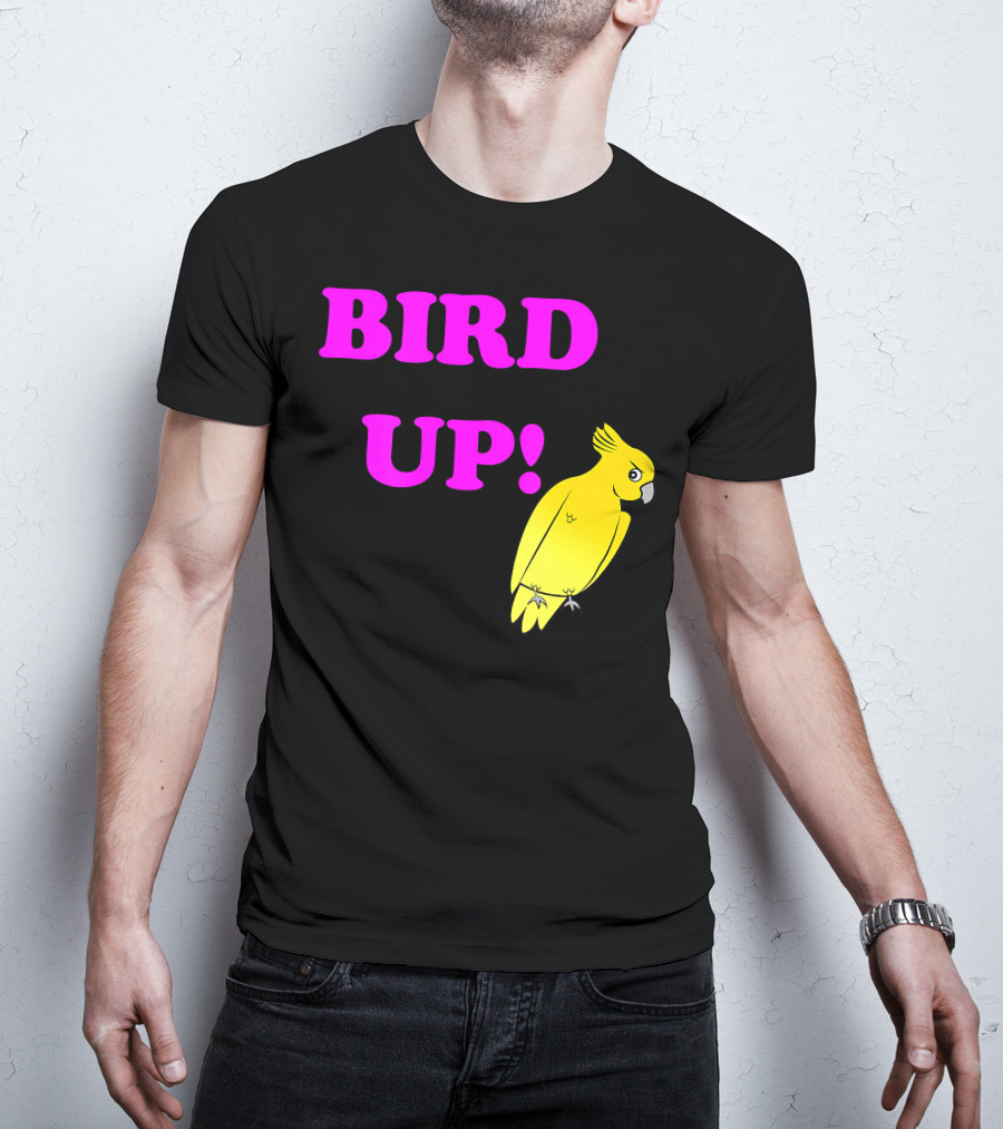 BIRD UP Yellow Parrot T-Shirt