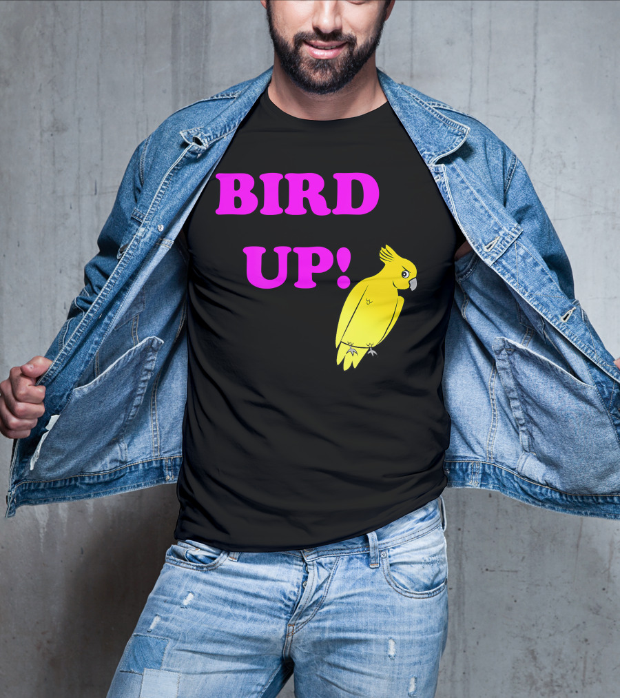 BIRD UP Yellow Parrot T-Shirt