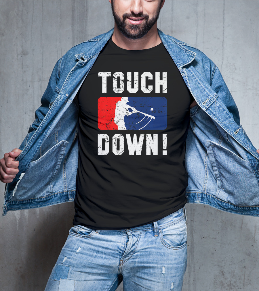 TOUCHDOWN Baseball Bat T-Shirt