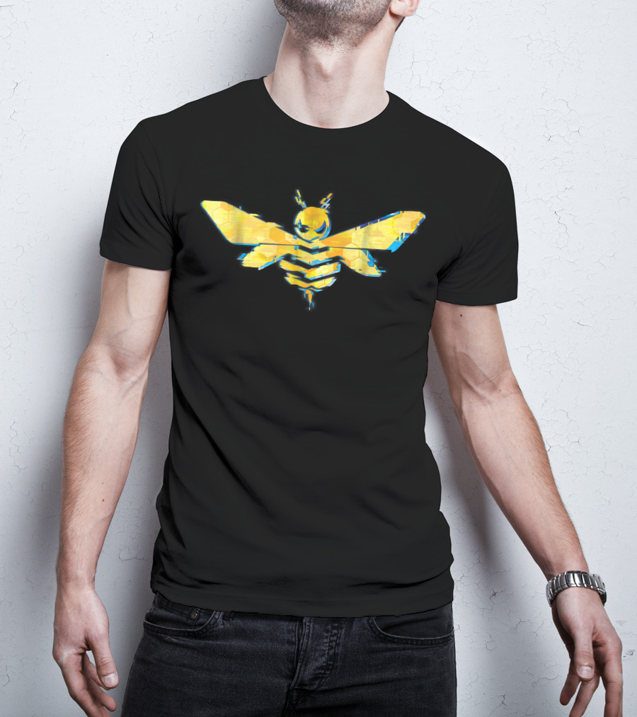 Transformers Bumblebee Movie Hexagon Patterned Bee T-Shirt