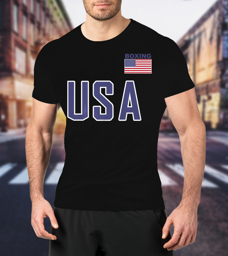 USA Boxing Flag Equipment T-Shirt