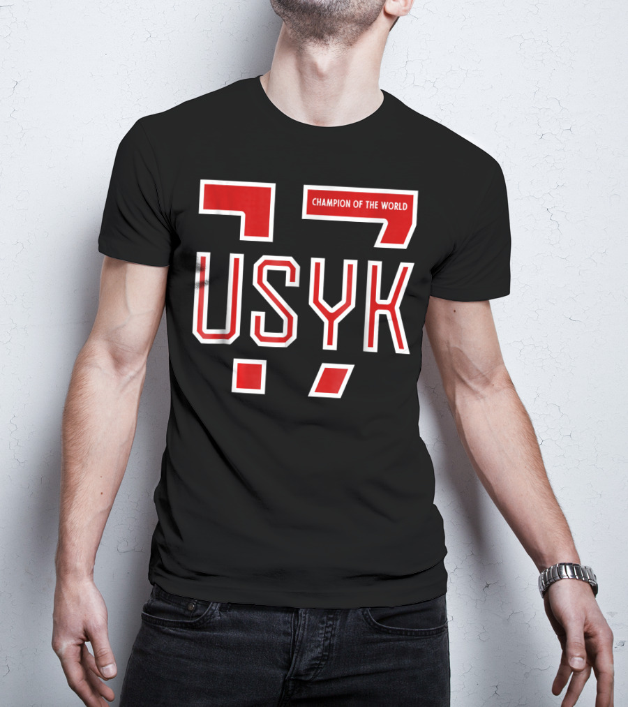 Usyk Champion Of The World Fan Club T-Shirt