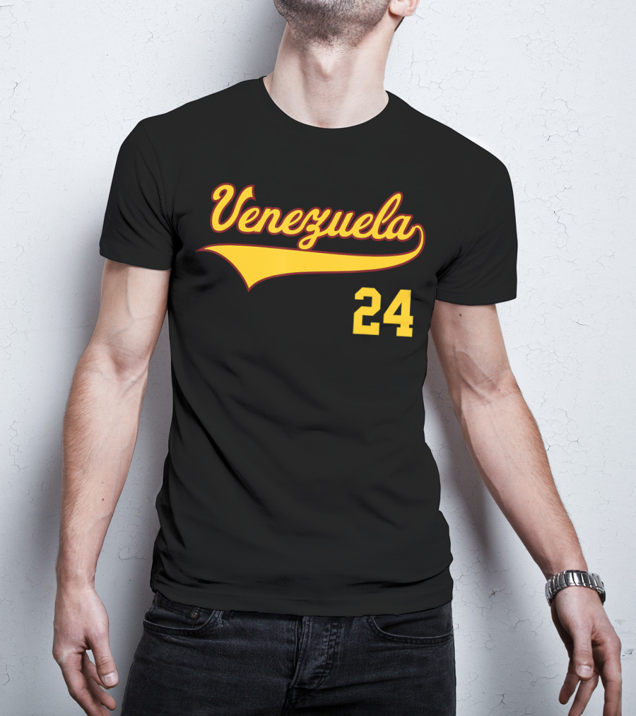 Venezuela 24 Vinotinto Baseball T-Shirt