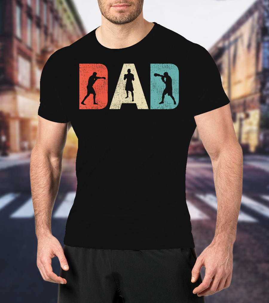 Boxing Dad Vintage T-Shirt