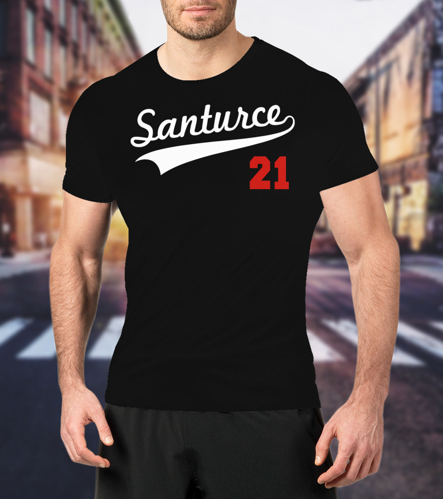 Santurce Puerto Rico Baseball 21 Vintage T-Shirt