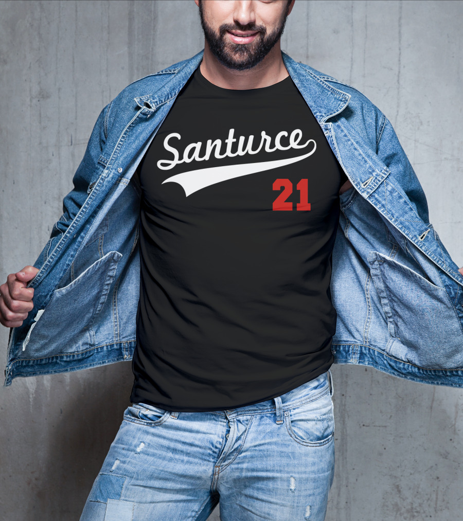 Santurce Puerto Rico Baseball 21 Vintage T-Shirt