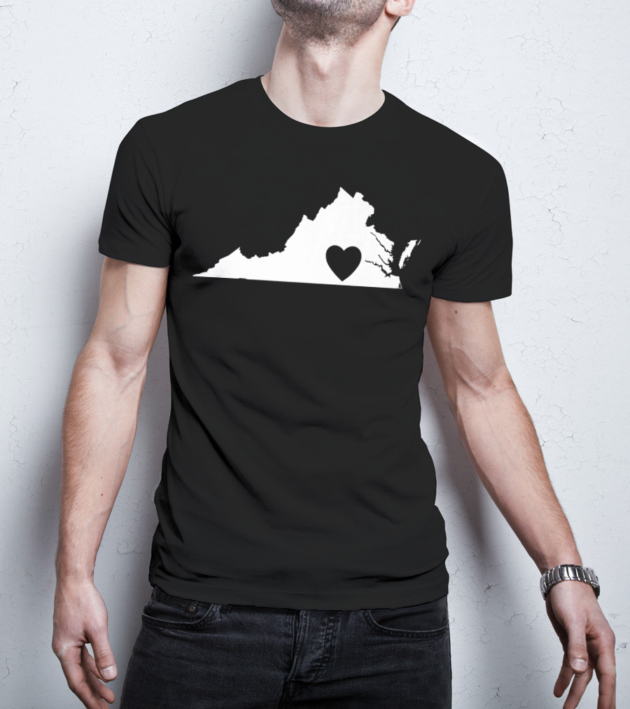 Virginia State Heart Lovers T-Shirt