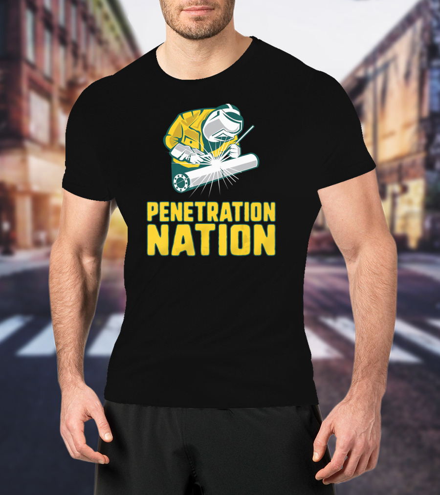 Penetration Nation Welder Spark Action T-Shirt
