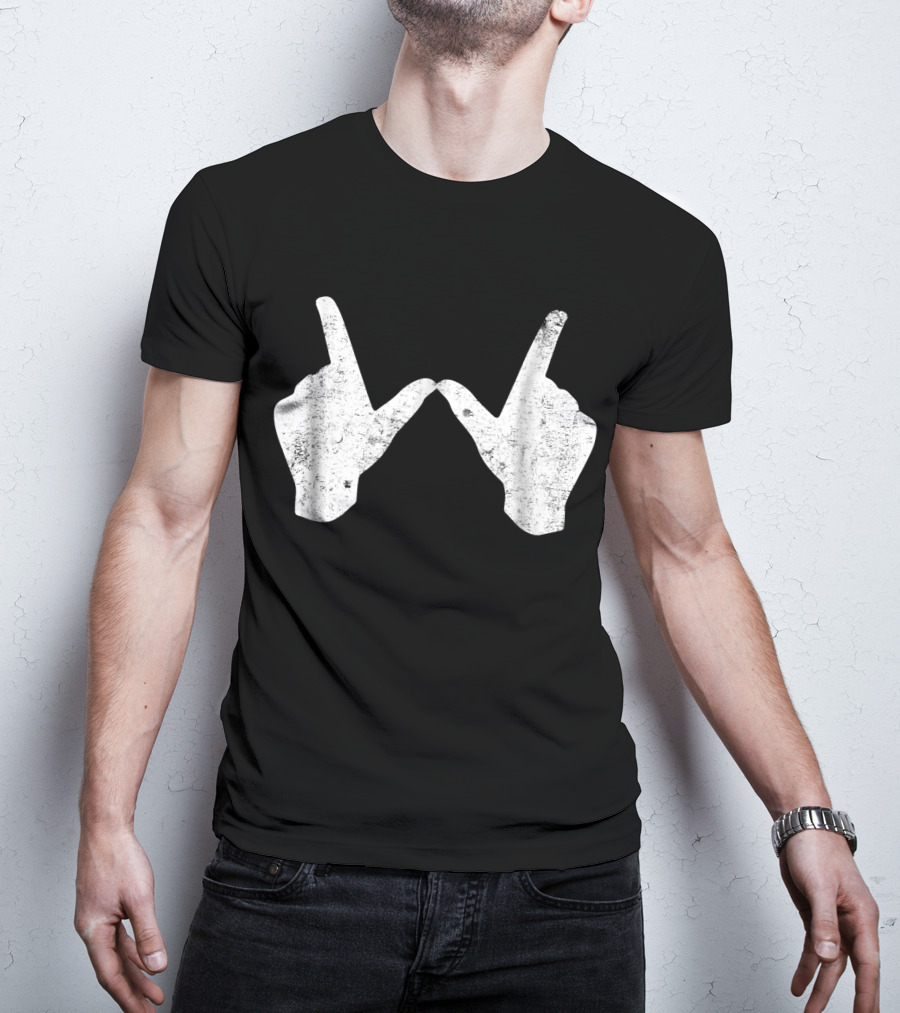 Wisconsin Youth University Hand Gesture W T-Shirt