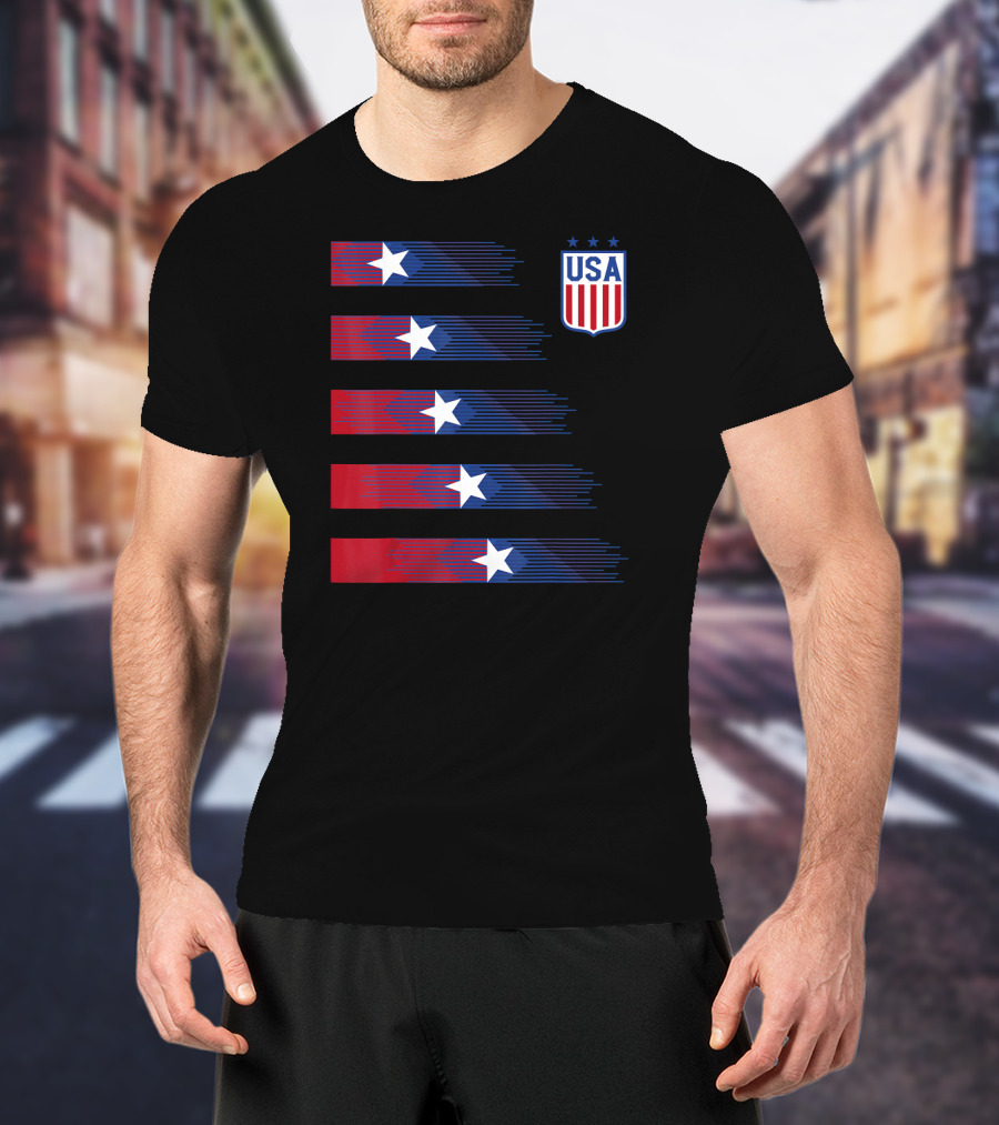 USA Soccer Stars Women Men Kids T-Shirt