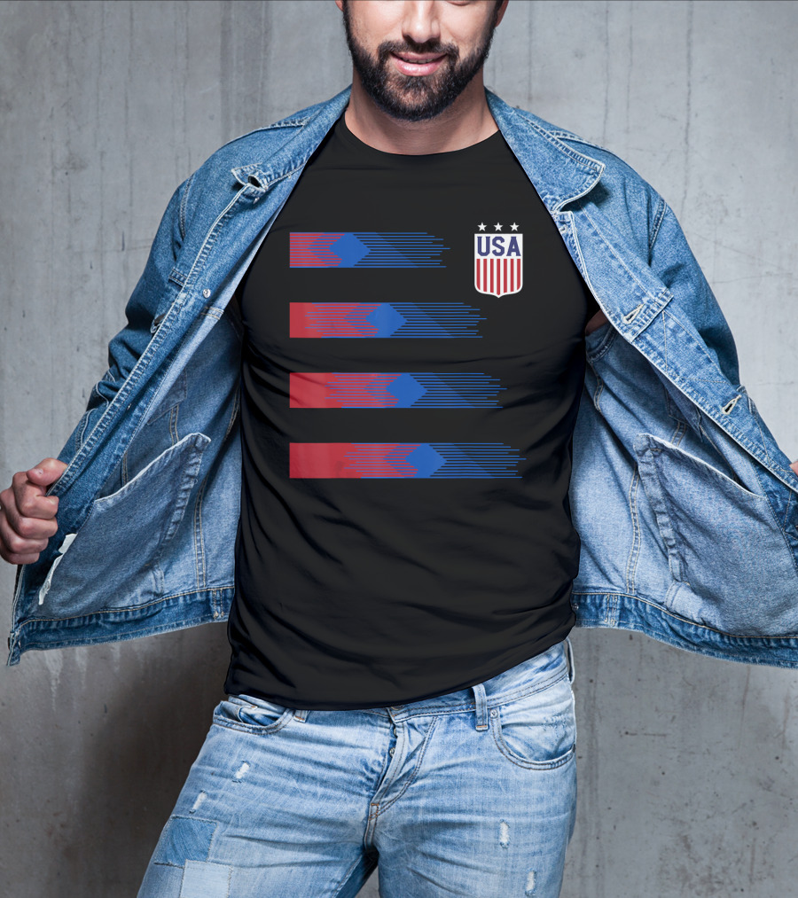 USA Soccer Cheer Women Men Kids T-Shirt
