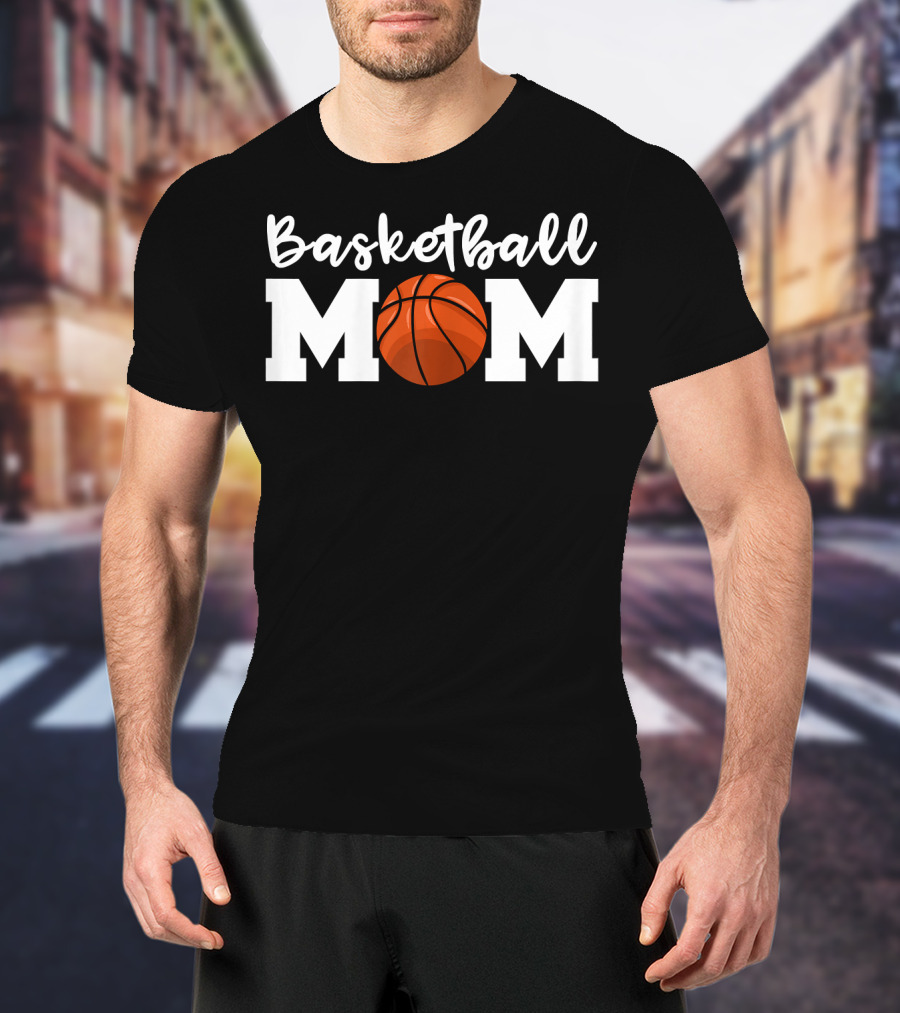Basketball Mom Cute Player Mama T-Shirt