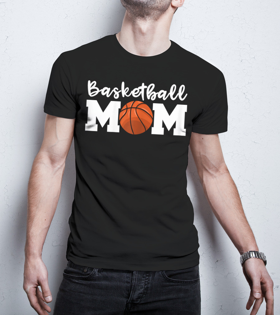 Basketball Mom Cute Player Mama T-Shirt