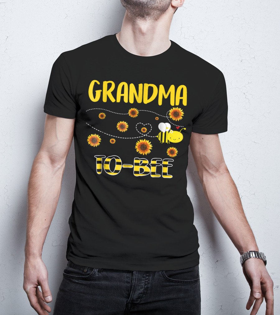 GRANDMA TO BEE Sunflowers And Bee T-Shirt
