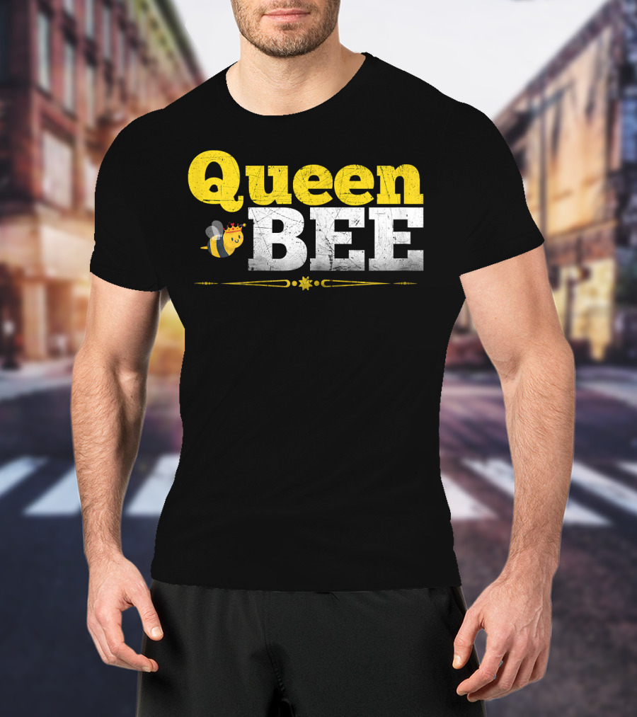 Queen Bee With Crown Boss Lady T-Shirt