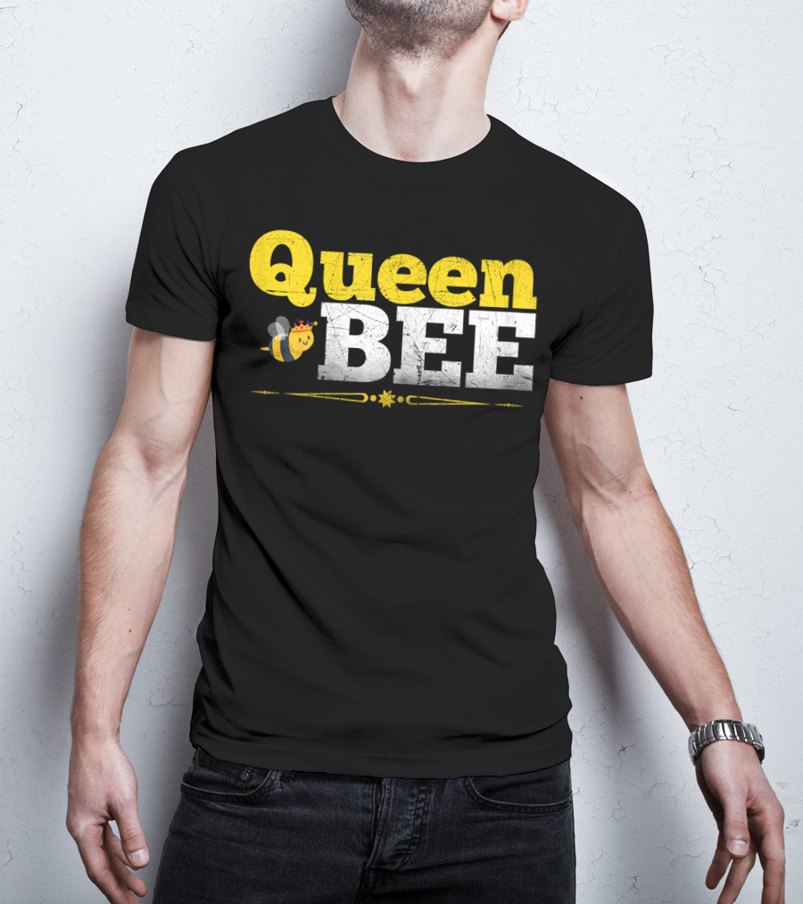 Queen Bee With Crown Boss Lady T-Shirt