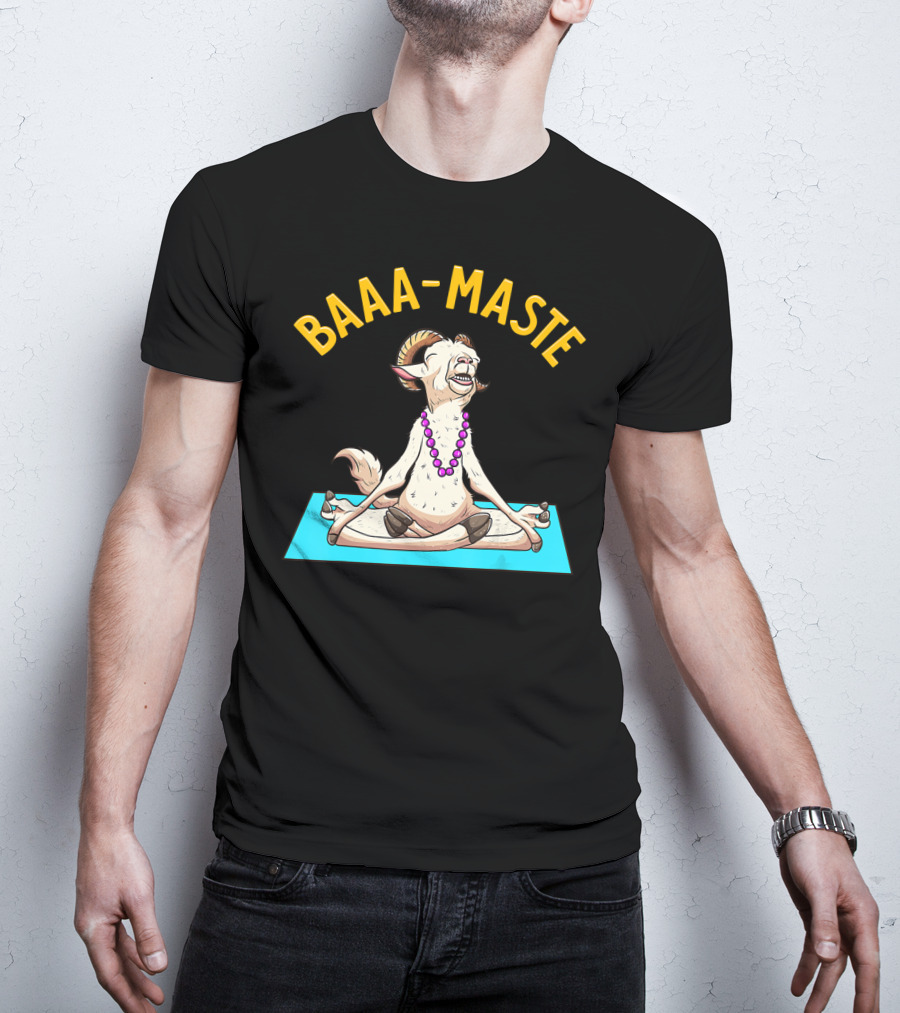 Yoga Goat Baa Maste Zen Spiritu Namaste T-Shirt