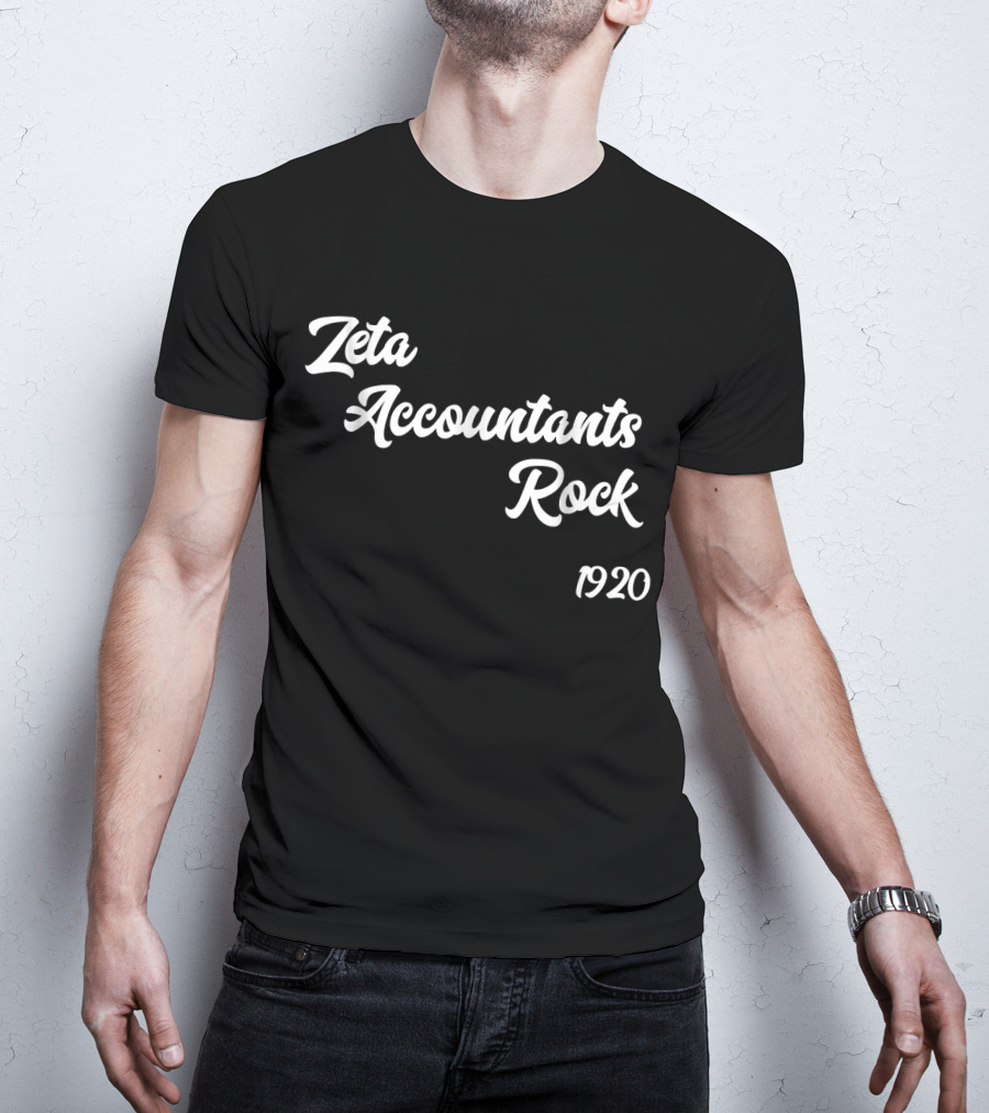 Zeta Accountants Rock 1920 T-Shirt
