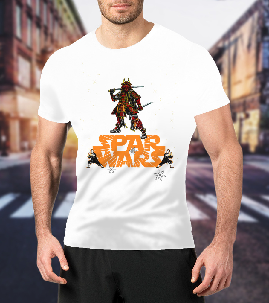 Spar Wars Samurai Kick Boxing Taekwondo MMA T-Shirt