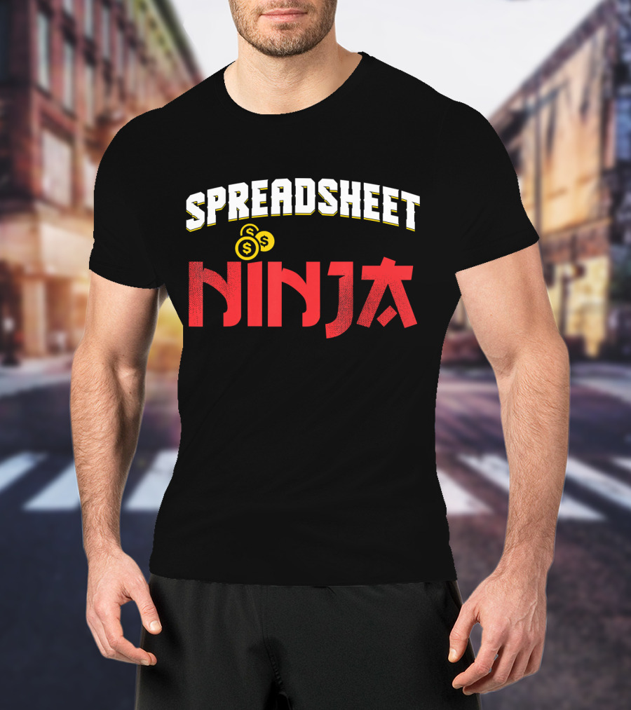 Spreadsheet Ninja CPA Bookkeeper Accountant T-Shirt