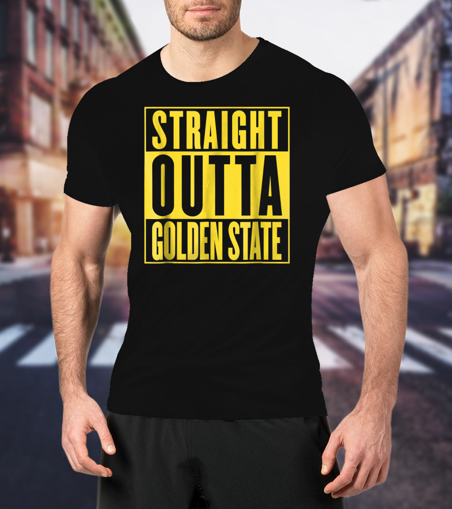 Straight Outta Golden State Basketball T-Shirt
