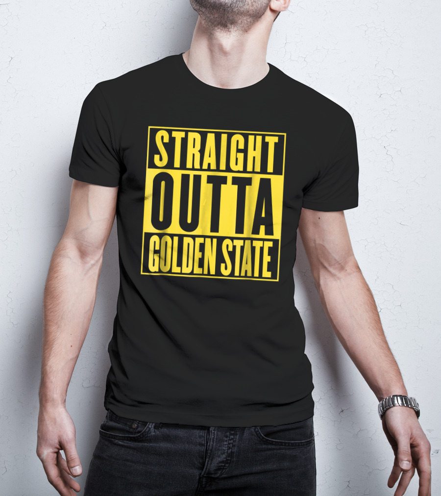 Straight Outta Golden State Basketball T-Shirt