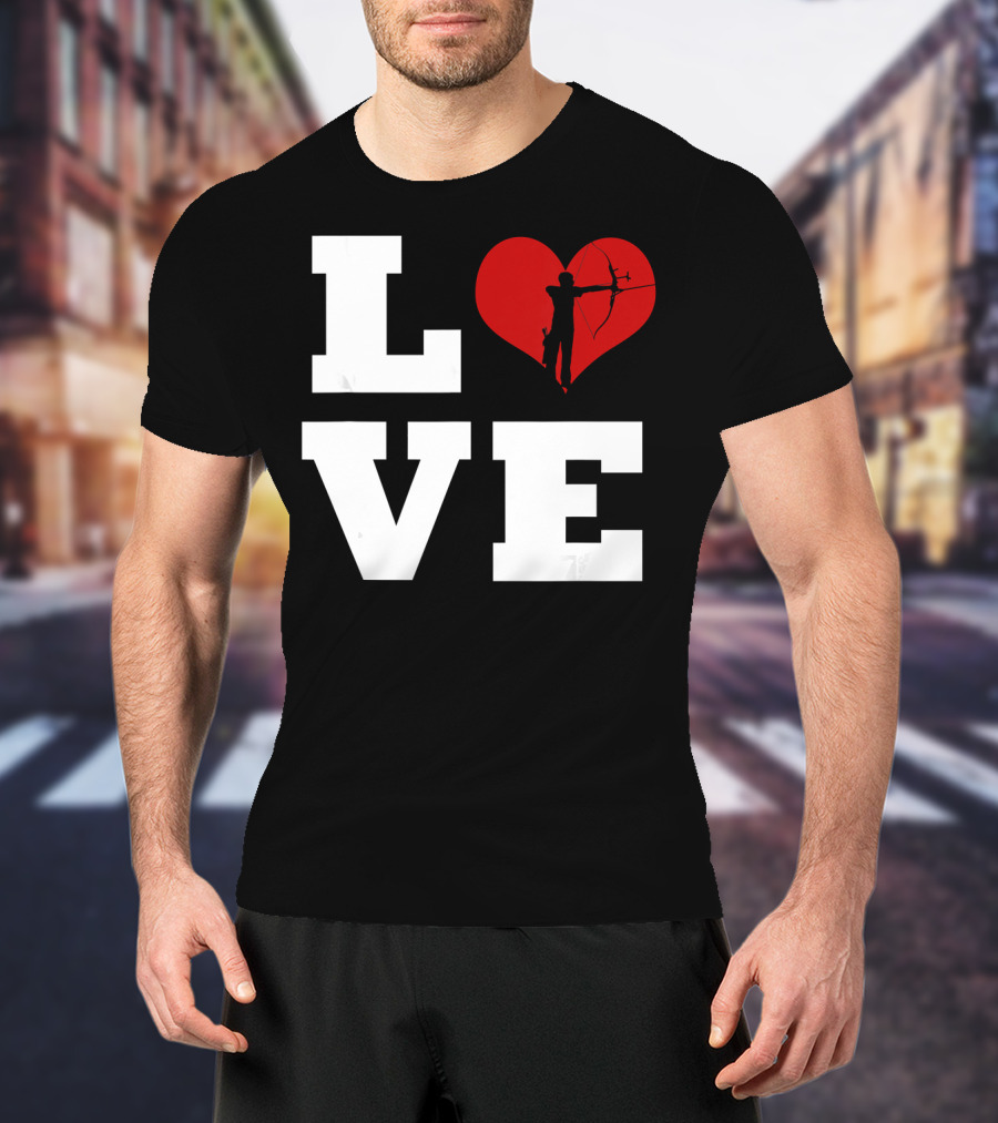 LOVE Archery Heart T-Shirt