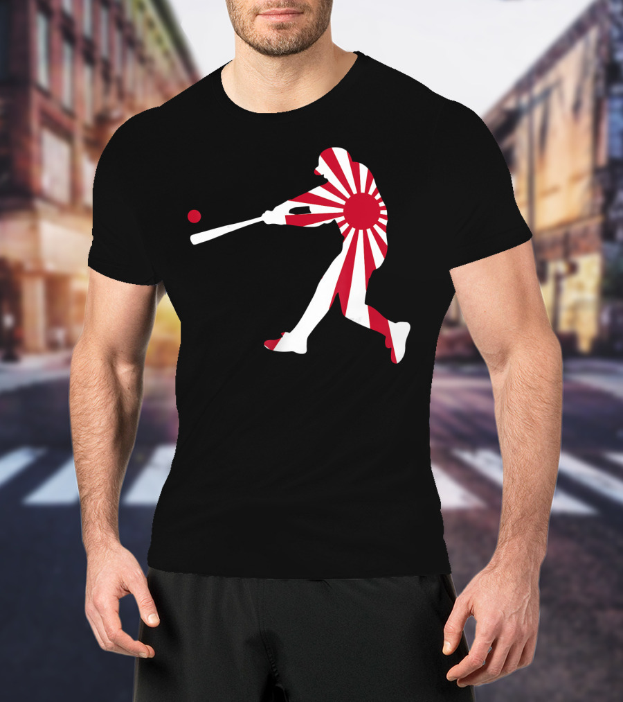Japan Baseball Rising Sun JPN Batter Class T-Shirt