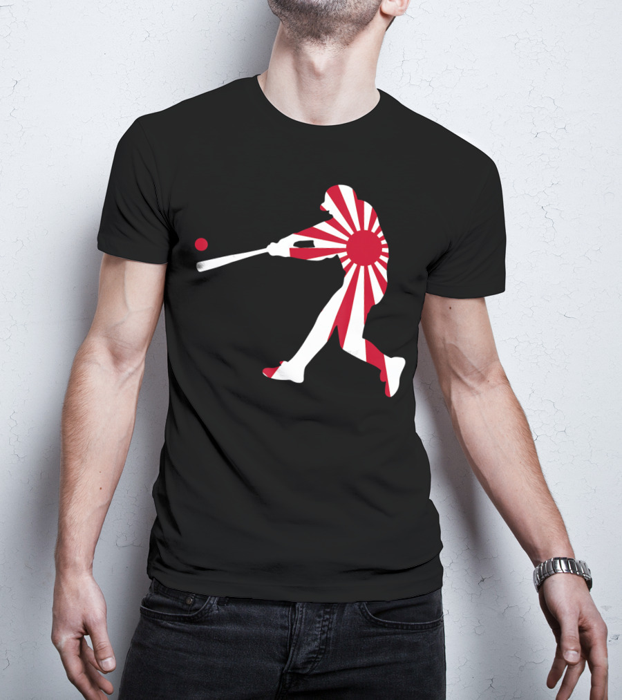 Japan Baseball Rising Sun JPN Batter Class T-Shirt