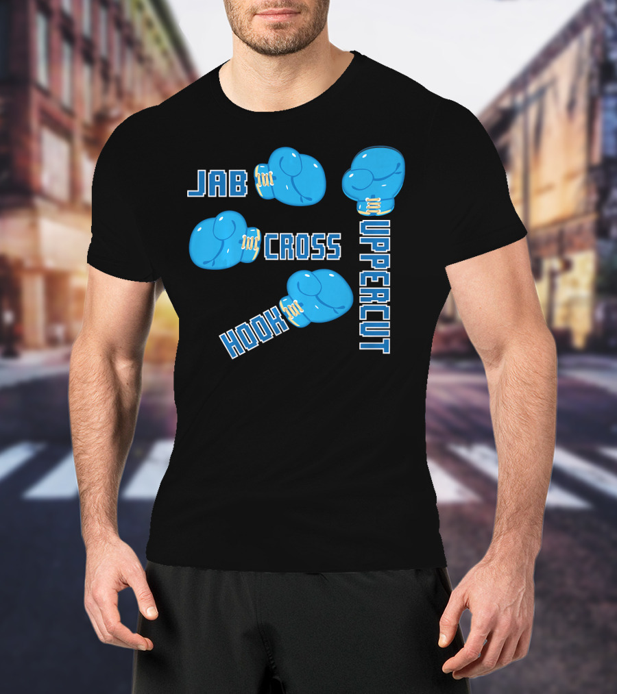 Jab Hook Cross Uppercut Boxing Glove Styles T-Shirt