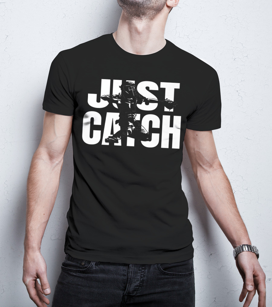 Just Catch Baseball Catchers Gear Iconic T-Shirt