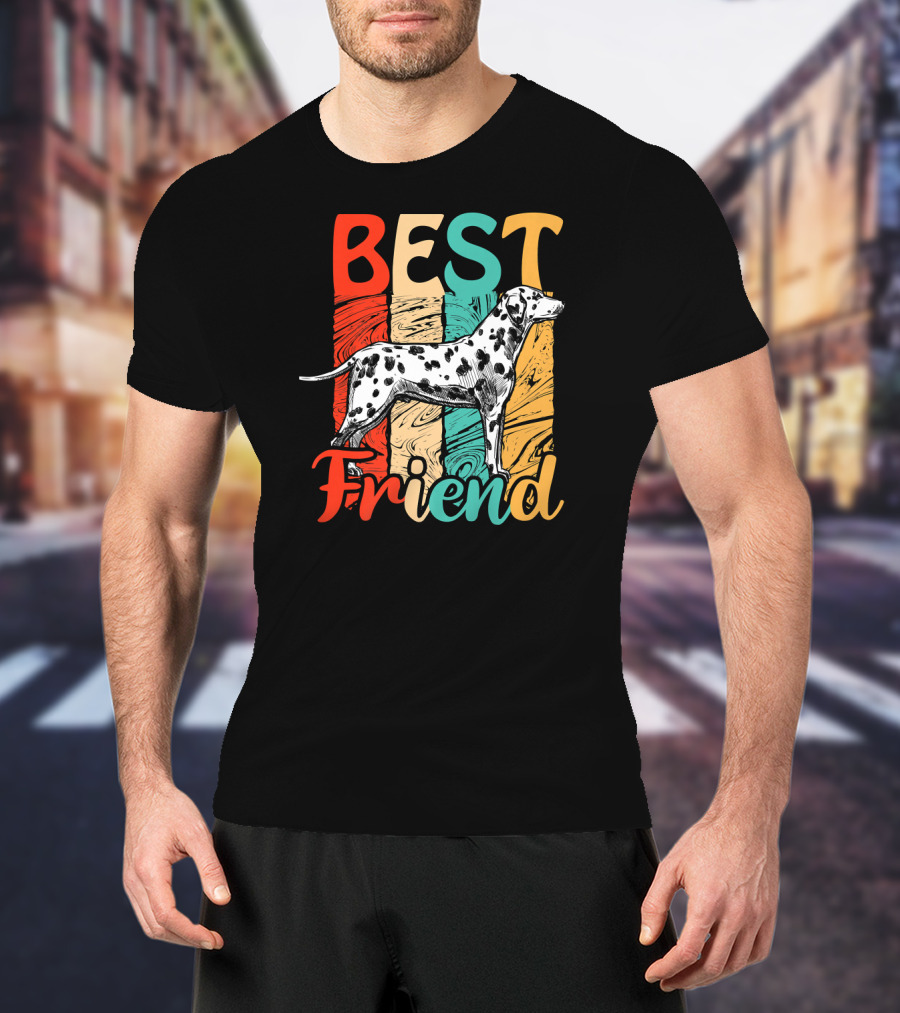Best Friend Animal Dog Lover Dalmatian T-Shirt