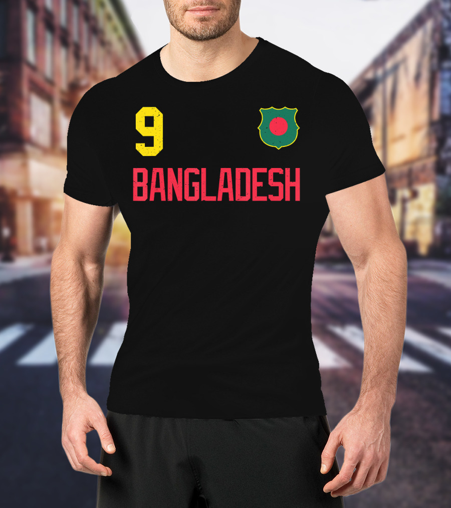 9 Bangladesh Football Soccer Cricket T-Shirt