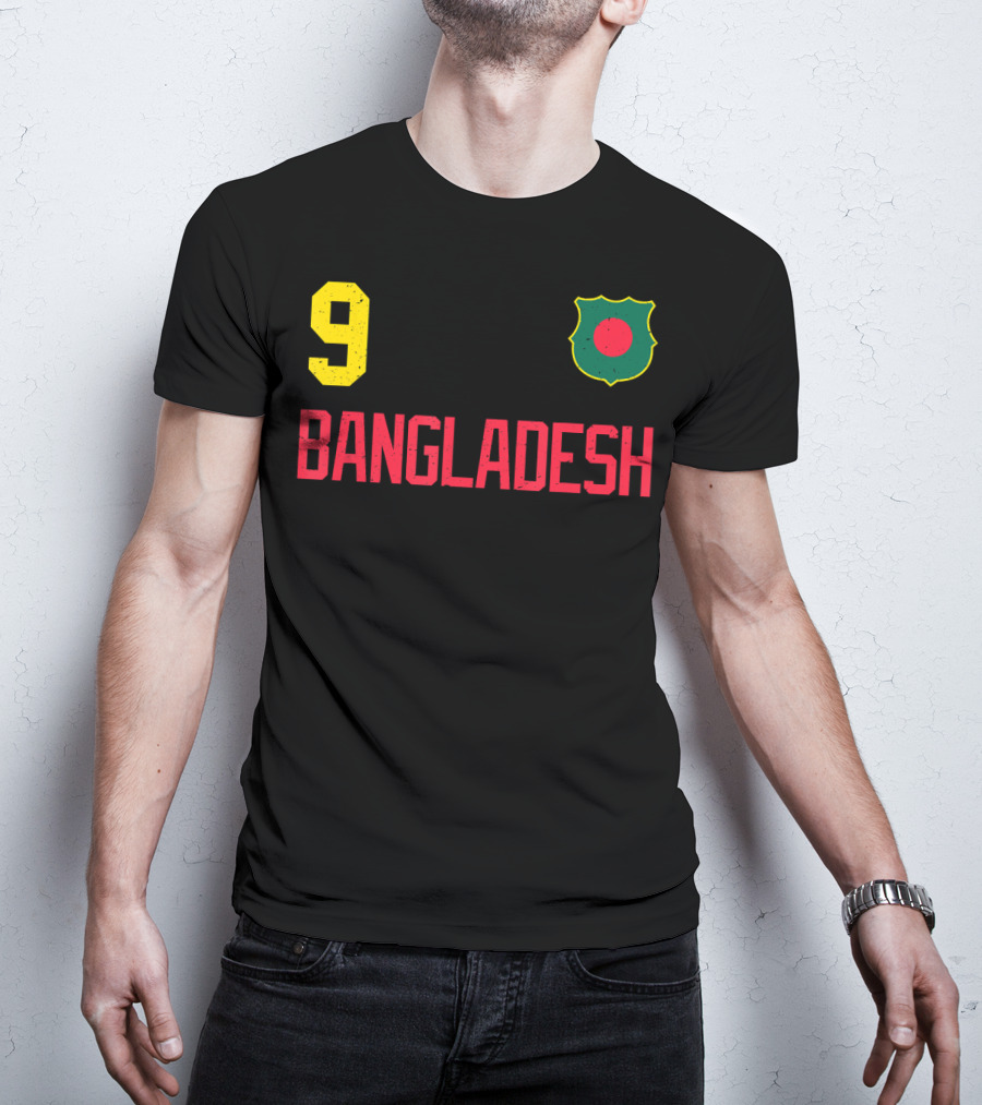 9 Bangladesh Football Soccer Cricket T-Shirt