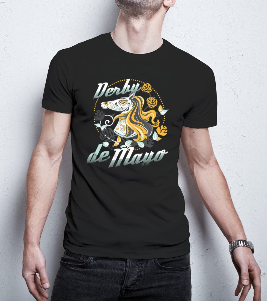 Derby De Mayo Equestrian Cinco De Mayo Horse T-Shirt