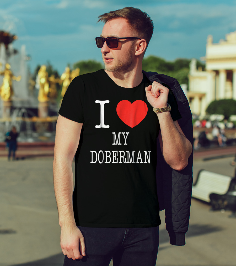 I Heart My Doberman T-Shirt