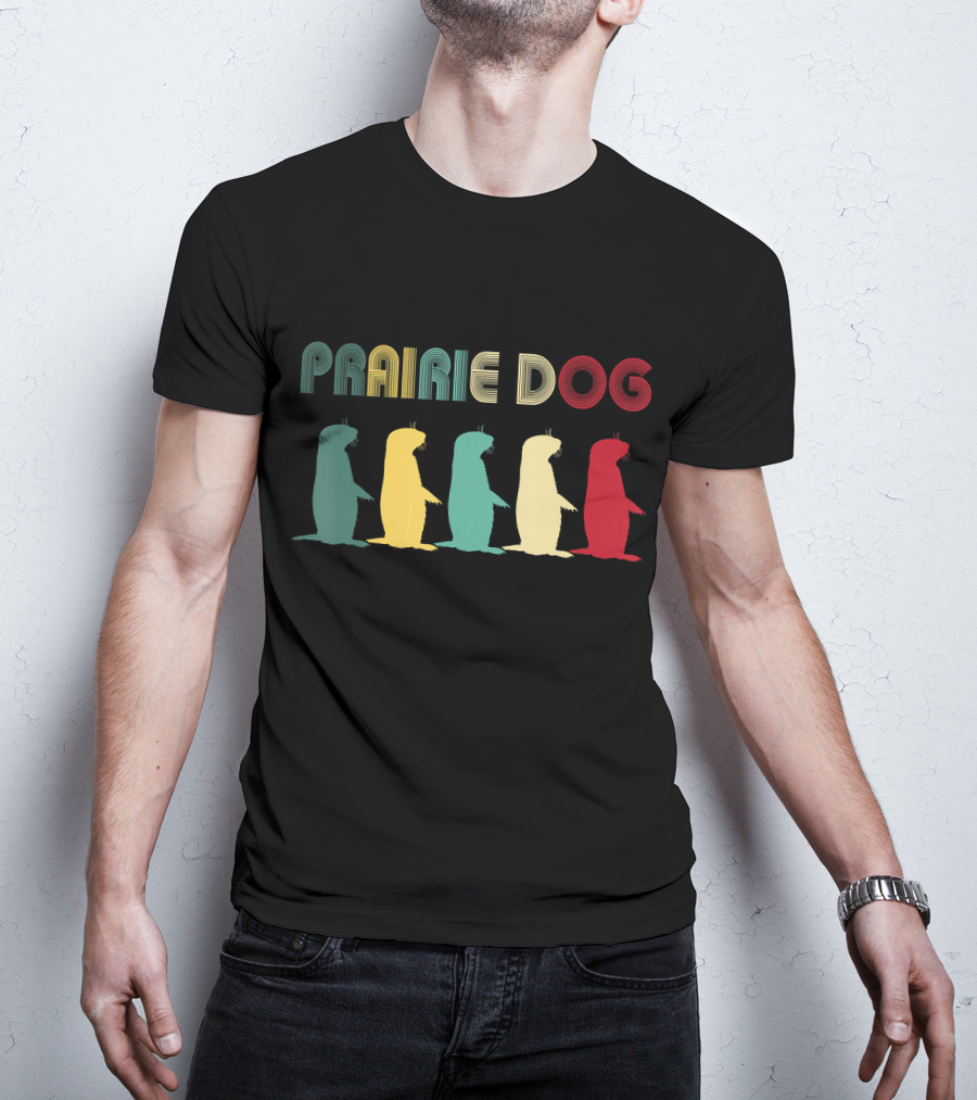Vintage Prairie Dog Retro T-Shirt