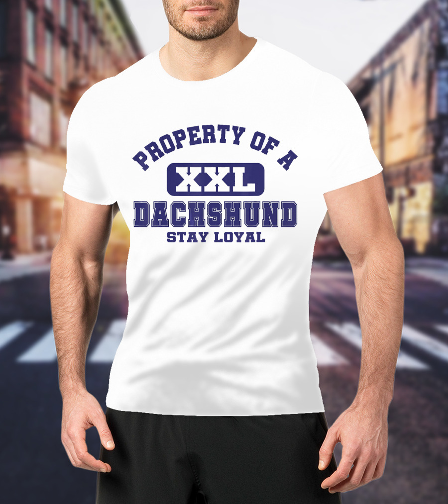 Property Of A Xxl Dachshund Stay Loyal T-Shirt