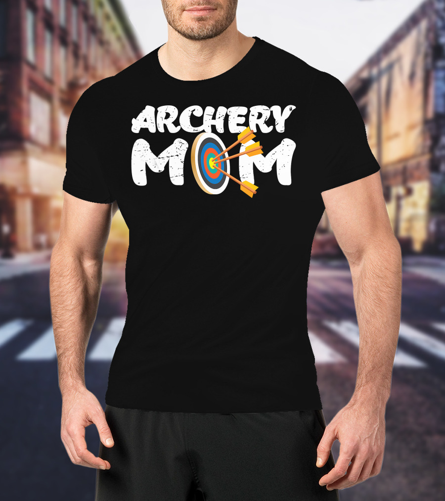 Archery Mom Bow Arrow Target T-Shirt